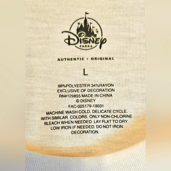 Disney Parks Disneyland Logo Shirt Two Sided Sequins  Size L  NWT - Picture 5 of 6